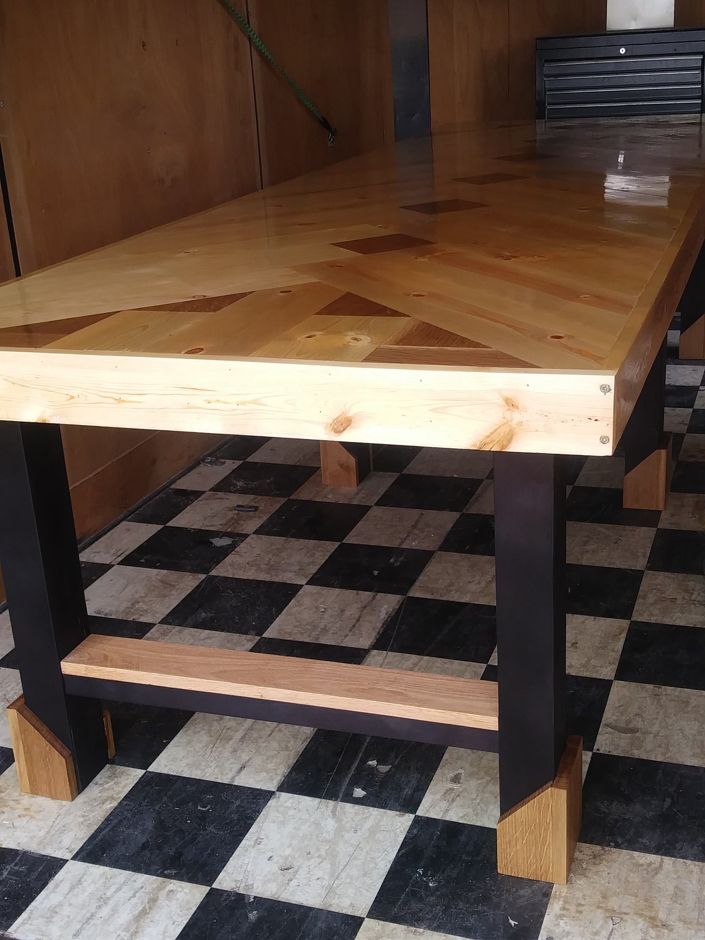 Chevron Table, Conference or Dining