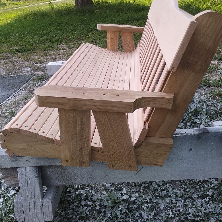 Heirloom Solid Oak Porch Swing: Custom Build Specifications