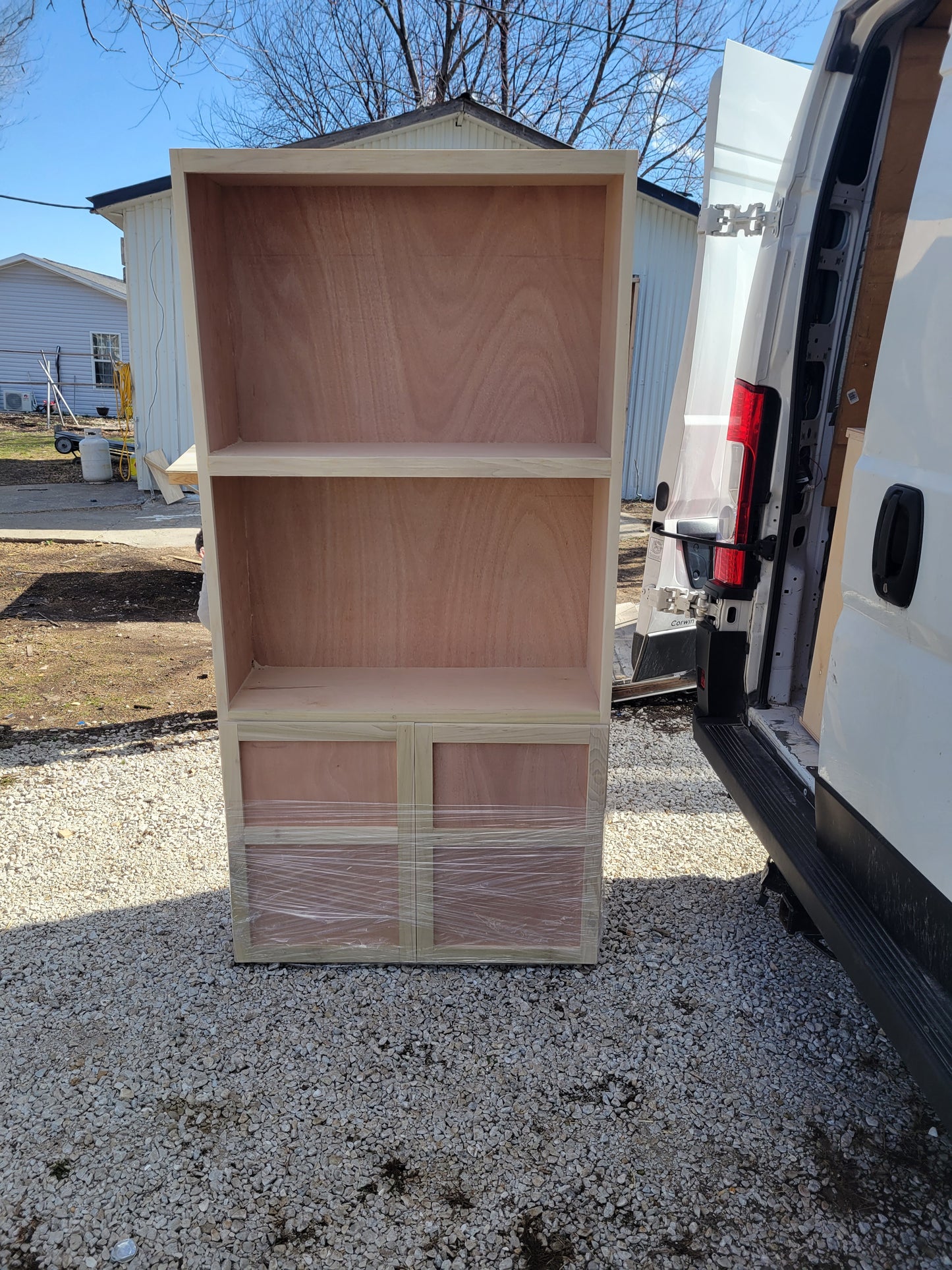 Allison's custom book cases