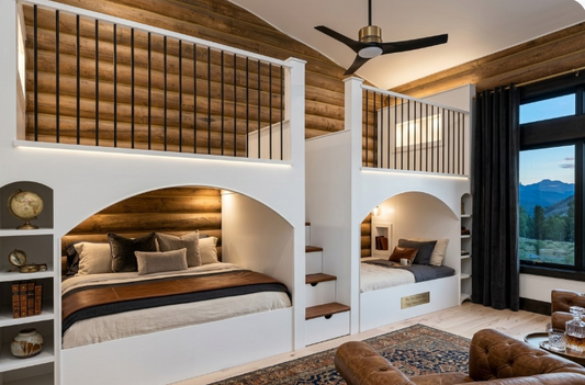 The Hacienda Quad: Artisan-Grade Custom Hospitality Bunkbed Suite