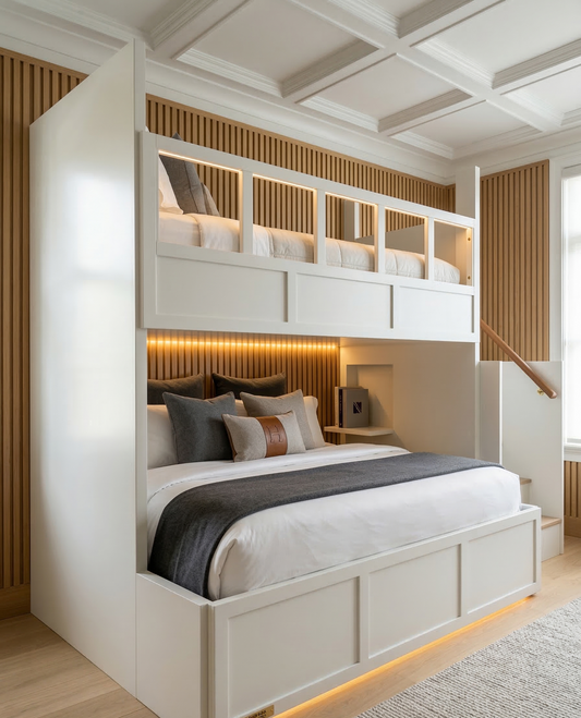 The Hoosier: Bespoke Twin Over Full 5-Sleeper Bunk Suite