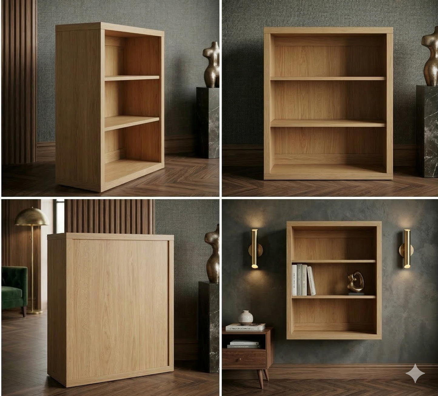 High-End Guest Retreat: The "Tailored Fit" Professional Natural UN-finished Half-Case