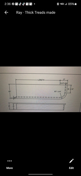 Starter tread