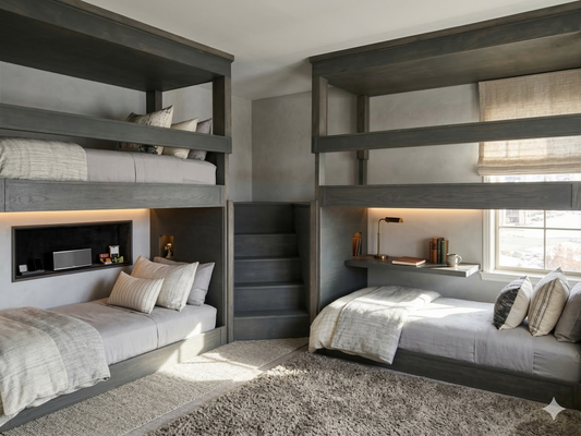 The Highlands Ranch: High-Capacity Guest Bunk Bed Suite