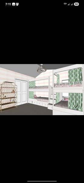 The Gottschall's bunk room