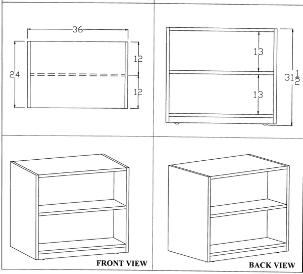 Bookcase sample