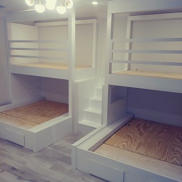 Modern Adult Quad Bunkbeds