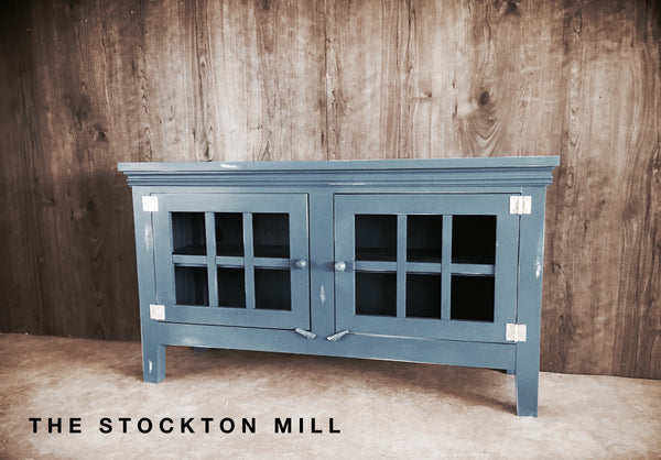 Distressed Americana Tv Console