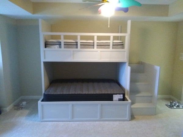 Hoosier Bunkbeds 5 sleeper set