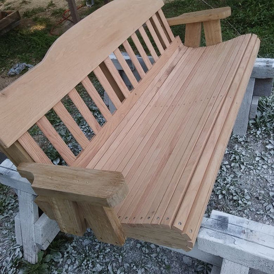 Heirloom Solid Oak Porch Swing: Custom Build Specifications