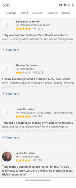 Reviews of our Products