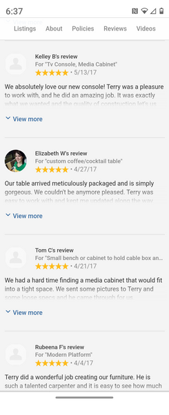 Reviews of our Products