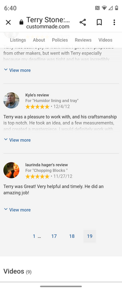 Reviews of our Products