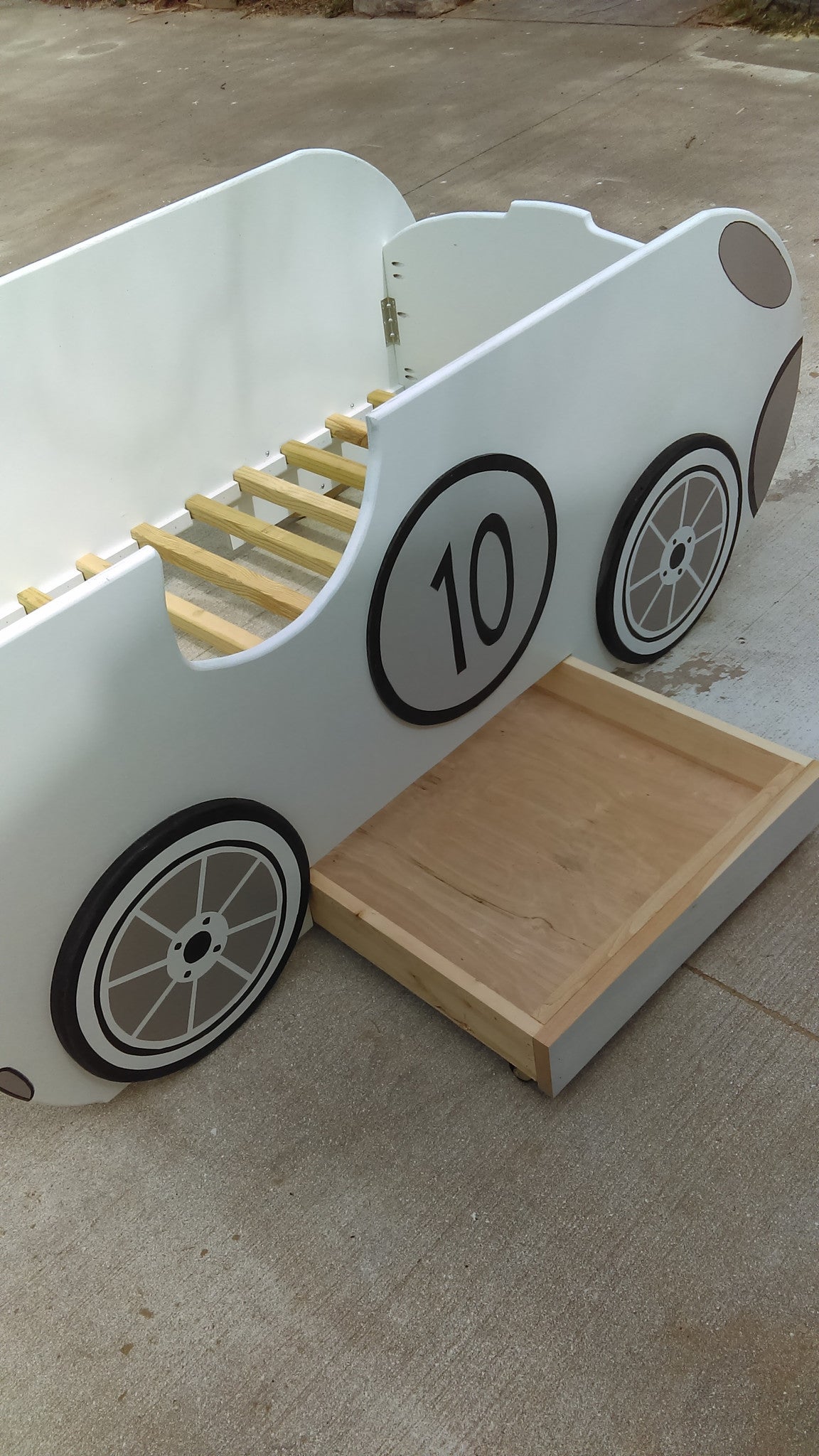 Kids bed, Toddler bed, Race car bed