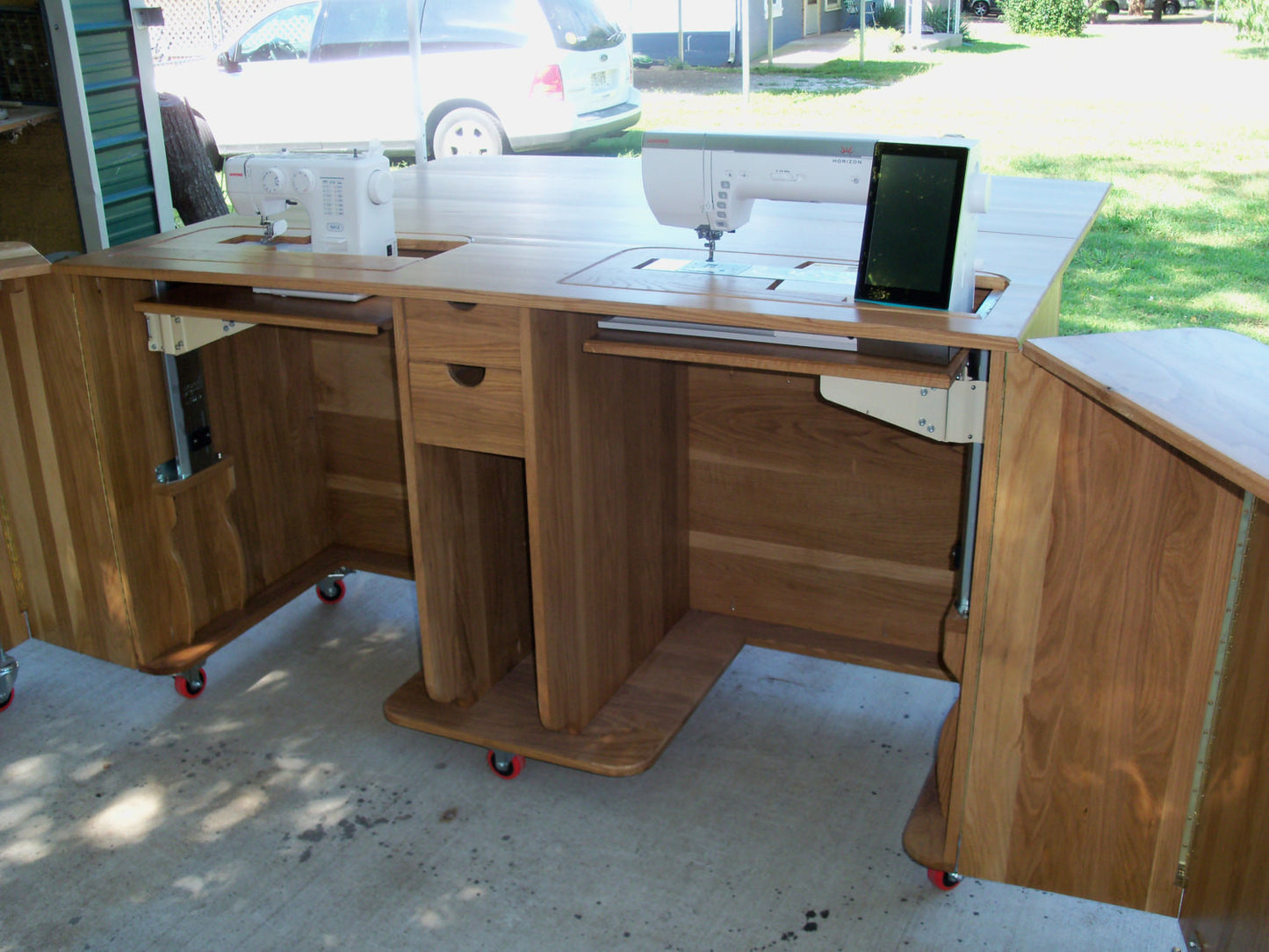 Janome 15000 Dual Sewing Cabinet